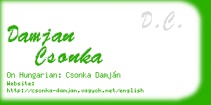 damjan csonka business card